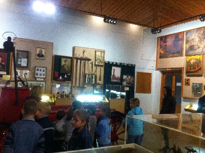 Музей пожарного дела открыл свои двери для ребят Ярославского района...